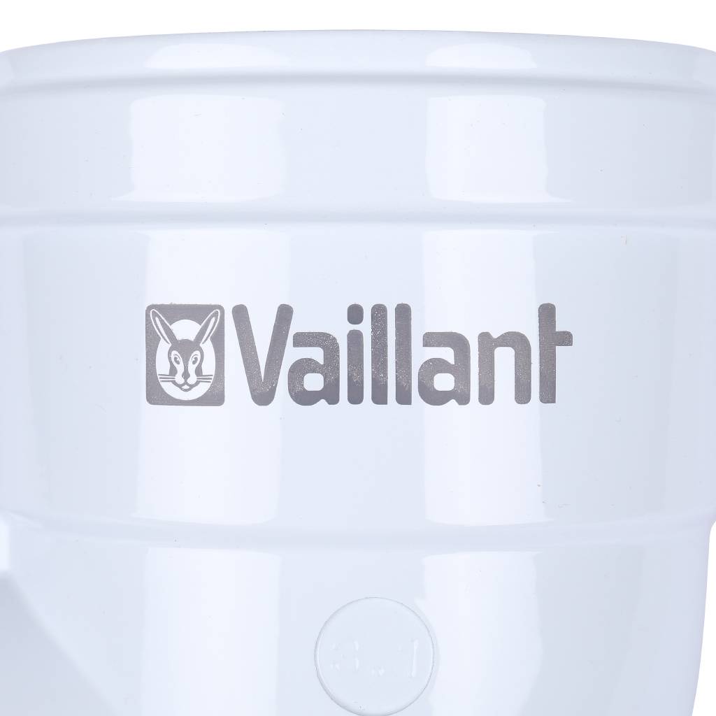 Отвод Vaillant 90 DN 80 белый, 300818