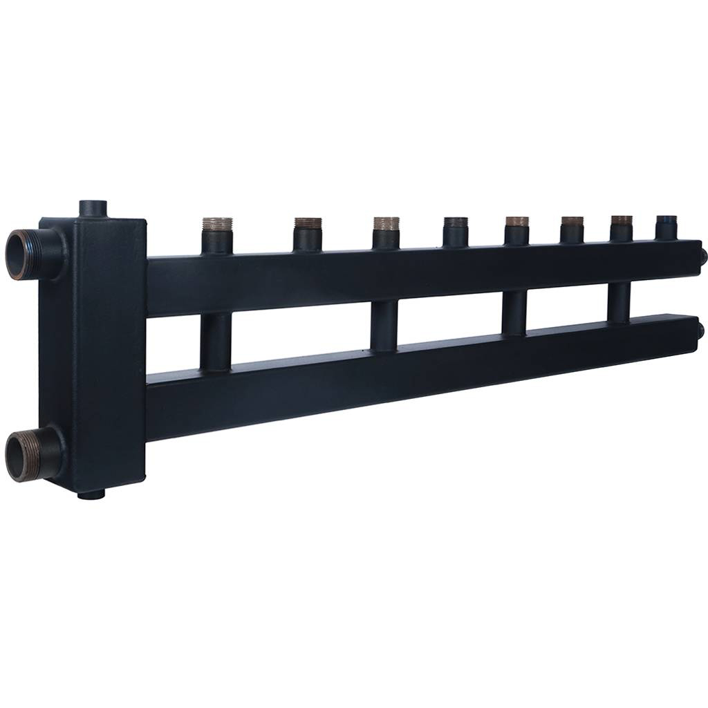 Коллектор (дублер рядный) ROMMER с гидроразделителем на 4+1 контура RDG-0018-014045