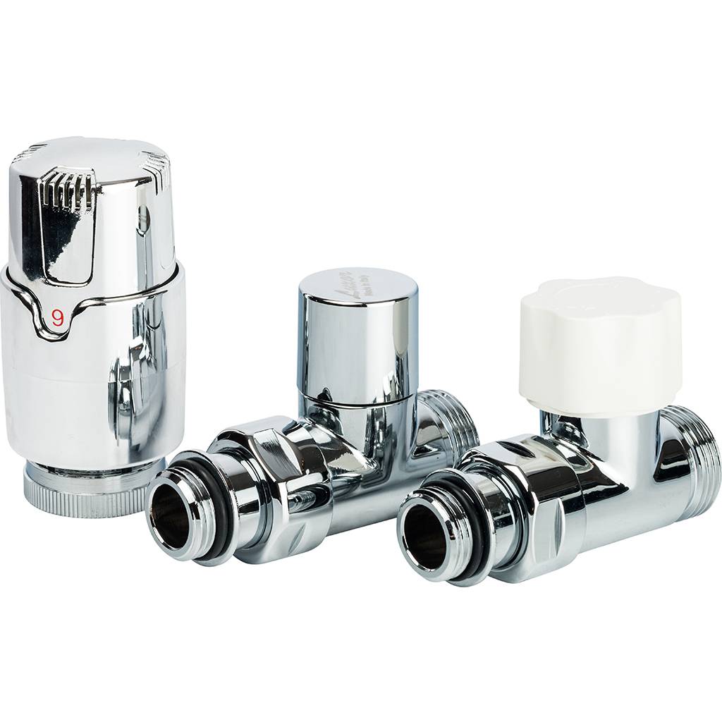 Термостатический комплект LUXOR 1/2 EK KT 258/A прямой (RD258/A+DD78/A+TA1200)