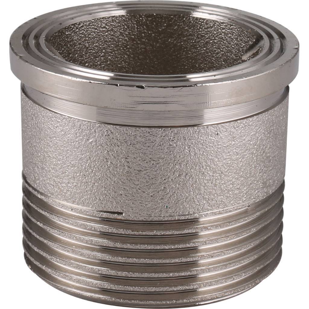 Фильтр с манометром TIEMME 1 1/4 со сгонами, с латунной колбой, промывной, 3130009