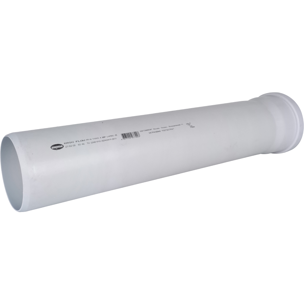 Труба Sinikon Rain Flow D110 x 3,4 SN4 500 м, 500085.F