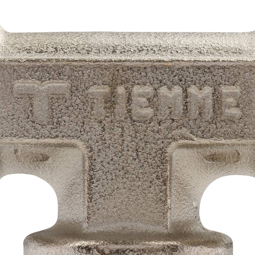 Тройник TIEMME с внутренней резьбой (16х2.0х1/2) для металлопластиковых труб винтовой, 1600018