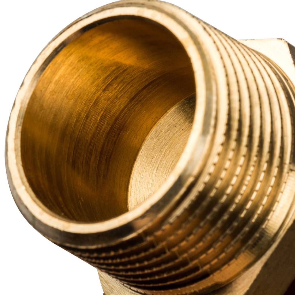 Переходник STOUT с наружной резьбой 25xR 1 для труб из сшитого полиэтилена аксиальный, SFA-0001-002510