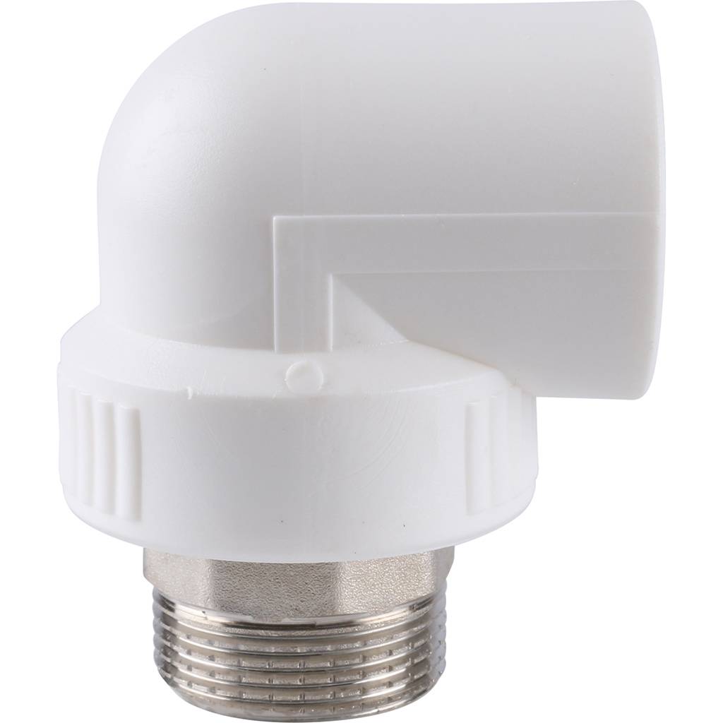 Угольник Kalde с наружной резьбой 40x1 1/4 для полипропиленовых труб, 3222-emo-401a06