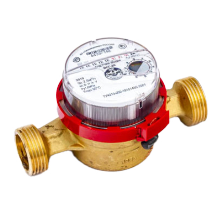 Счетчик горячей воды Тепловодомер ВСГ-20 Ду20 (130 мм), R120-020-324-B54