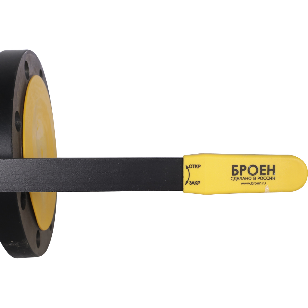 Кран шаровой стальной БРОЕН 11с10фт ф/ф DN 100 PN 16 для теплоснабжения