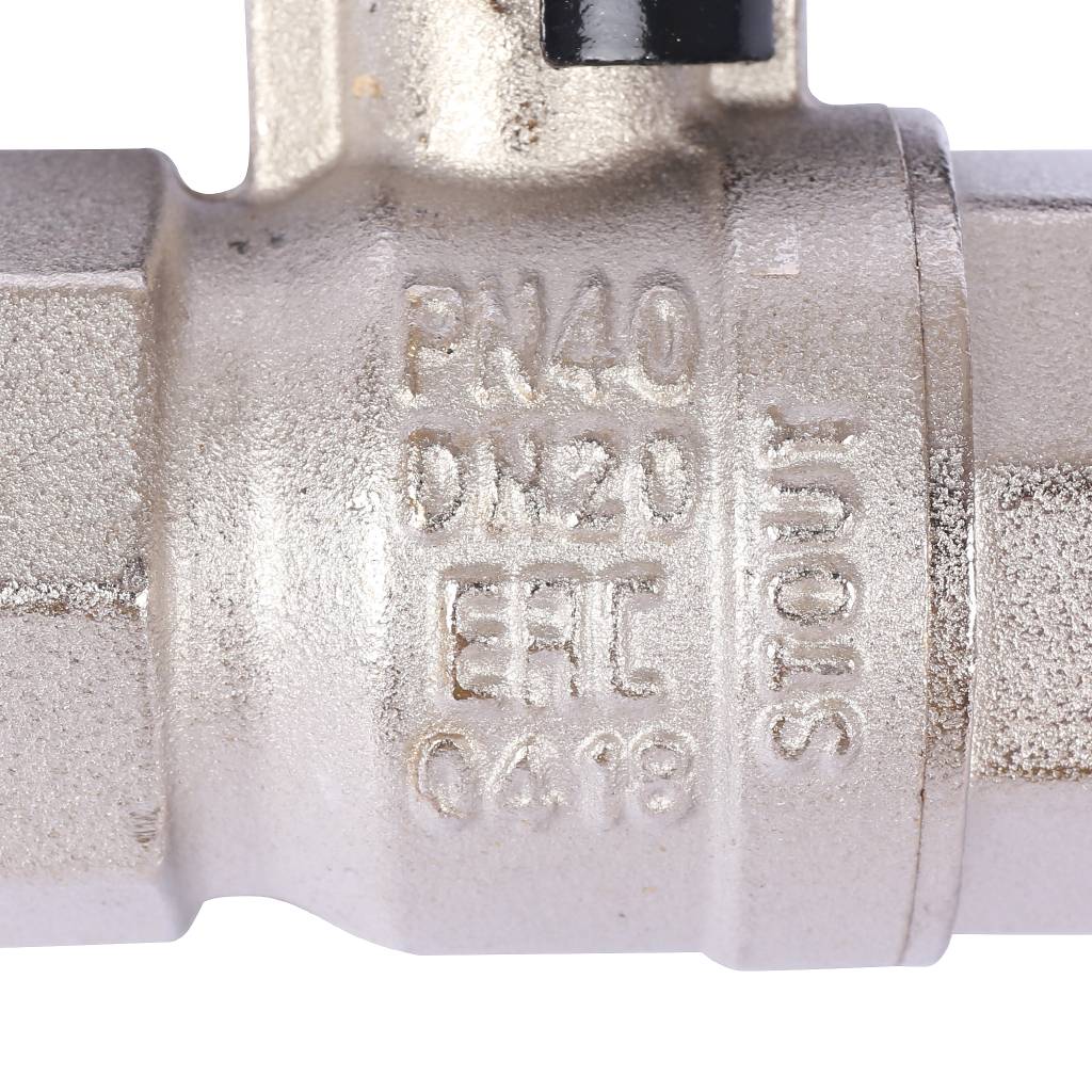 Кран шаровой стандартнопроходной STOUT SVB ВР/ВР, ручка бабочка 3/4