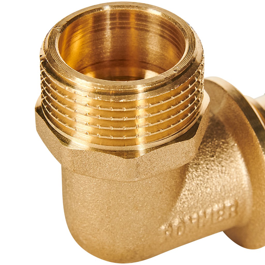 Угольник-переходник с наружной резьбой ROMMER 25xG 3/4 для труб из сшитого полиэтилена аксиальный, RFA-0005-002534