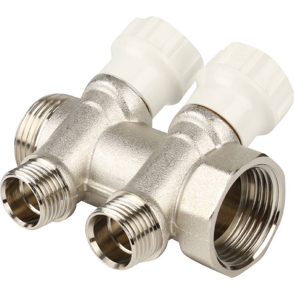 Коллектор распределительный регулируемый Itap 465/2 (1 x 1/2, 2 выхода)