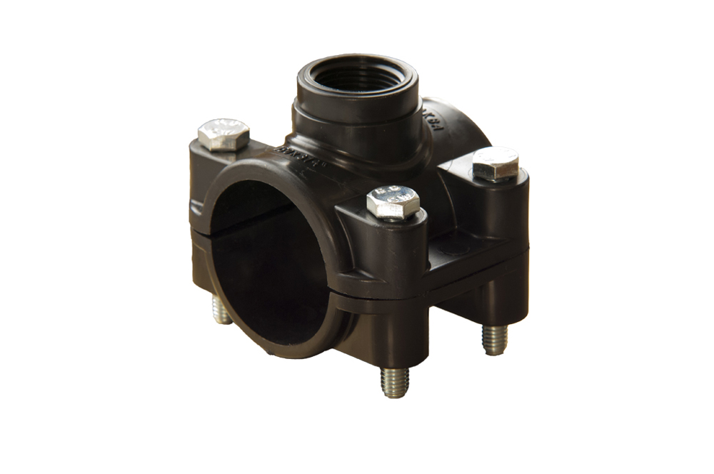 Седелка с внутренней резьбой для ПНД труб Политэк (крепление - болт) 32 - 1/2 ТПК-АКВА, 3000032012