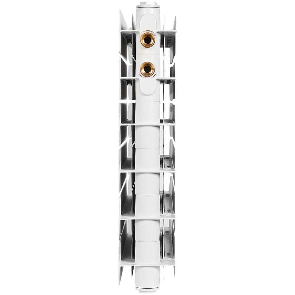 Радиатор биметаллический STOUT TITAN VENTIL 500 14 секций нижнее правое подключение