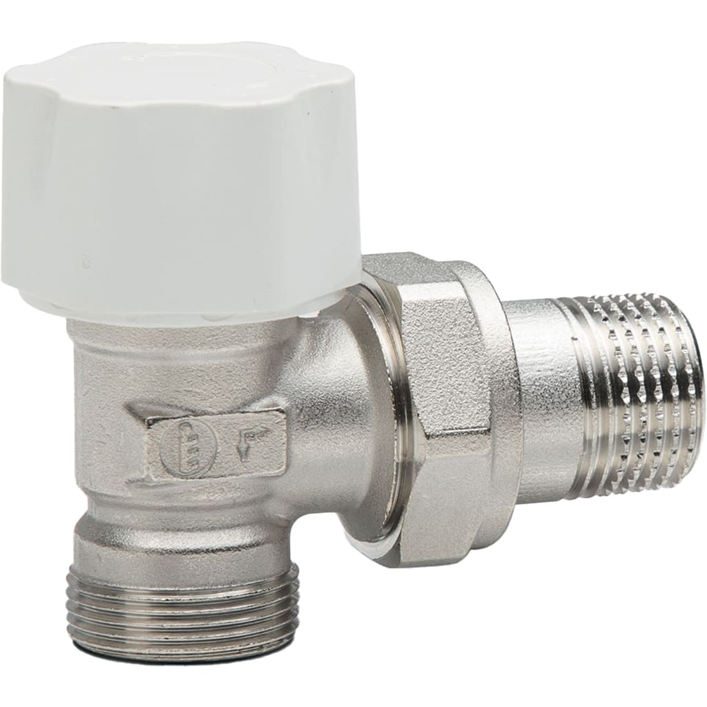 Угловой радиаторный вентиль LUXOR RS 212/A 1/2 подключение евроконус, 12122721