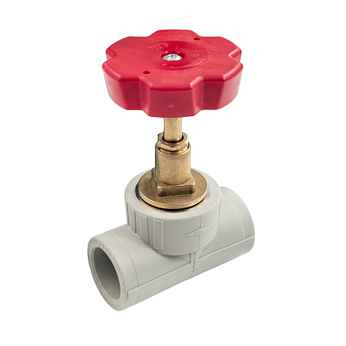 Вентиль в сборе PPR 25х90,  серый, RTP