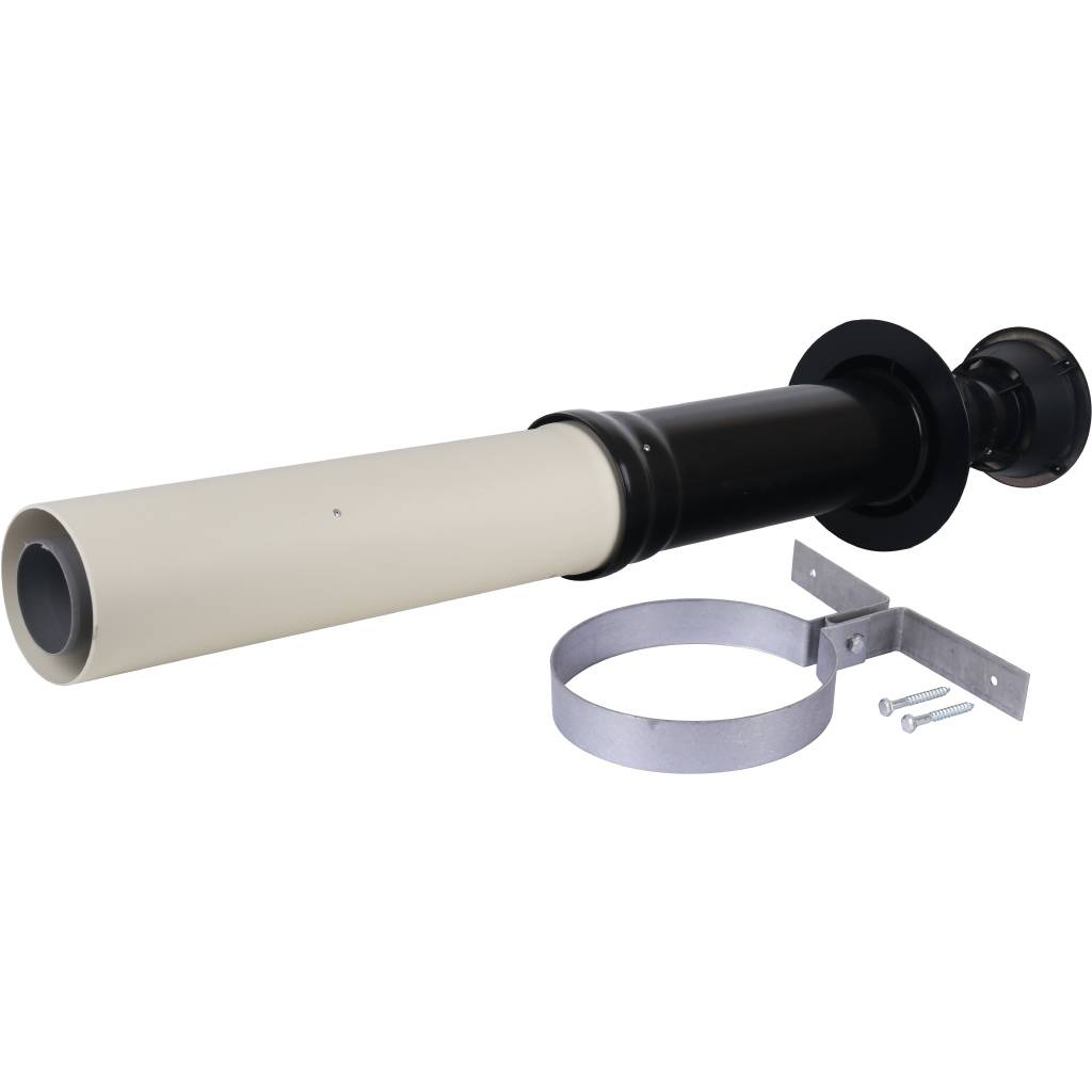 Вертикальный наконечник Baxi для коаксиальной трубы полипропиленовый, диам. 80/125 мм, HT, KHG71409351-