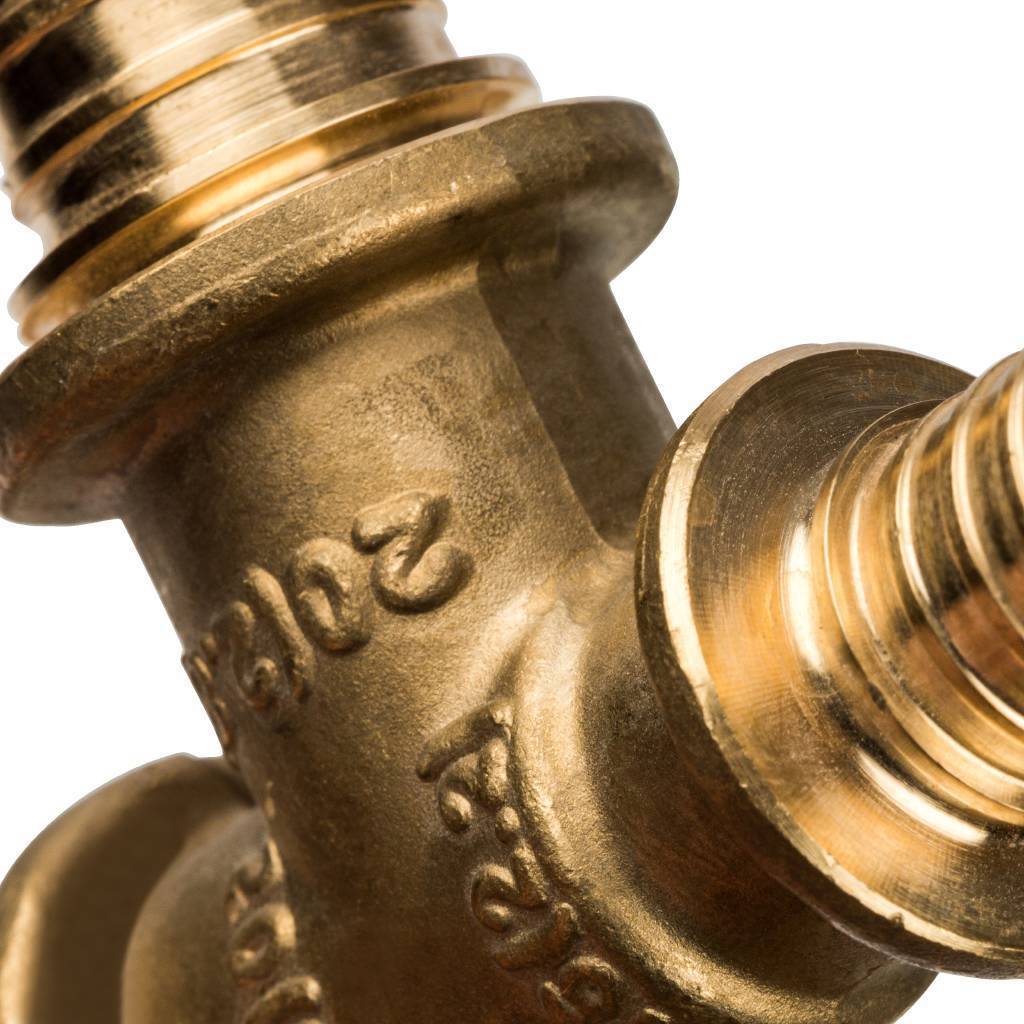 Тройник переходной STOUT 20x20x16 для труб из сшитого полиэтилена аксиальный, SFA-0014-202016