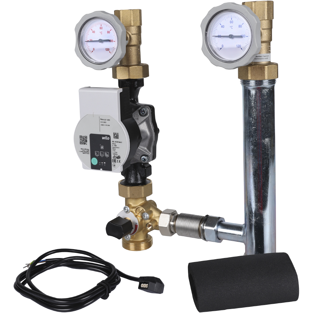 Насосная группа Meibes V-MK 1 с насосом Wilo PARA SC 7.0, со смесителем, подающая линия слева