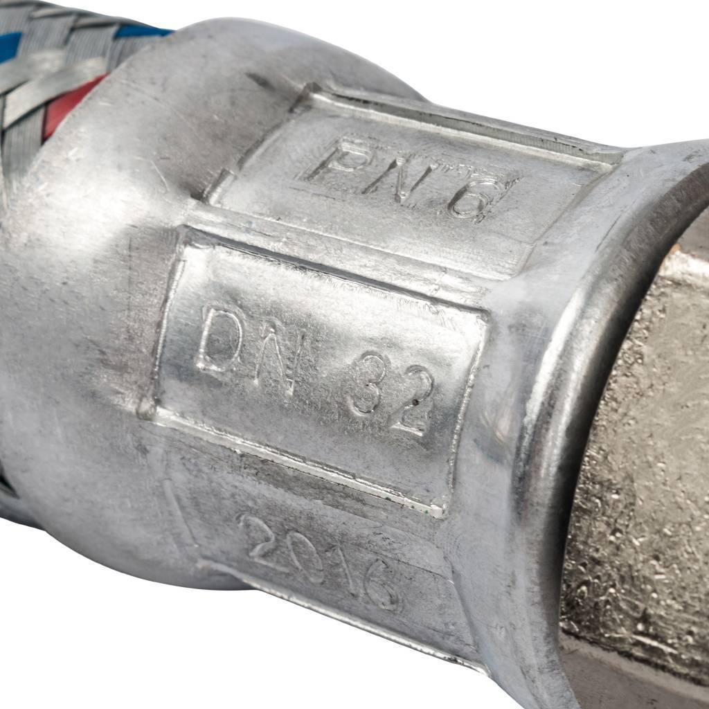 Гибкая подводка для воды STOUT ВР 1 1/4 х ВР 1 1/4, длина 800 мм, SHF-0156-323232