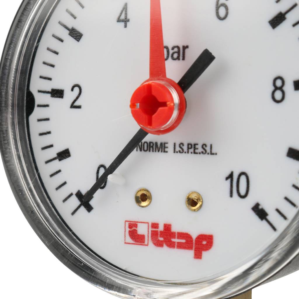 Манометр ITAP 482 боковое подключение 1/4