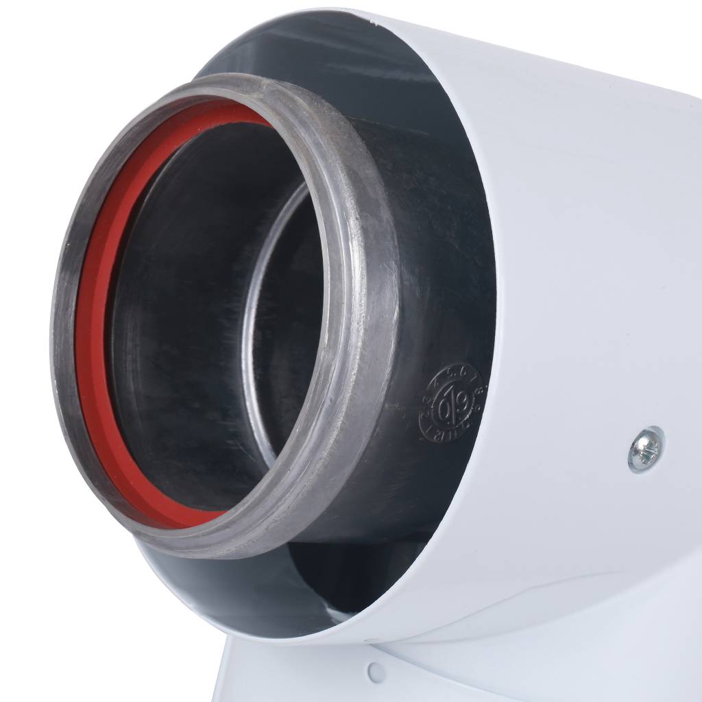 Отвод Vaillant 87гр для труб 80/125, 303610