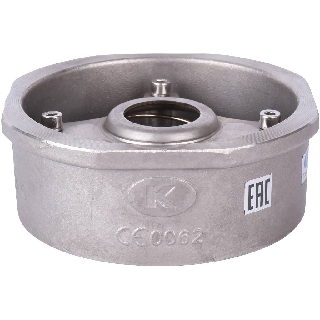 Клапан обратный пружинный ZETKAMA 275I Ду65 Ру40 межфланцевый из нерж. стали, 275I065E51