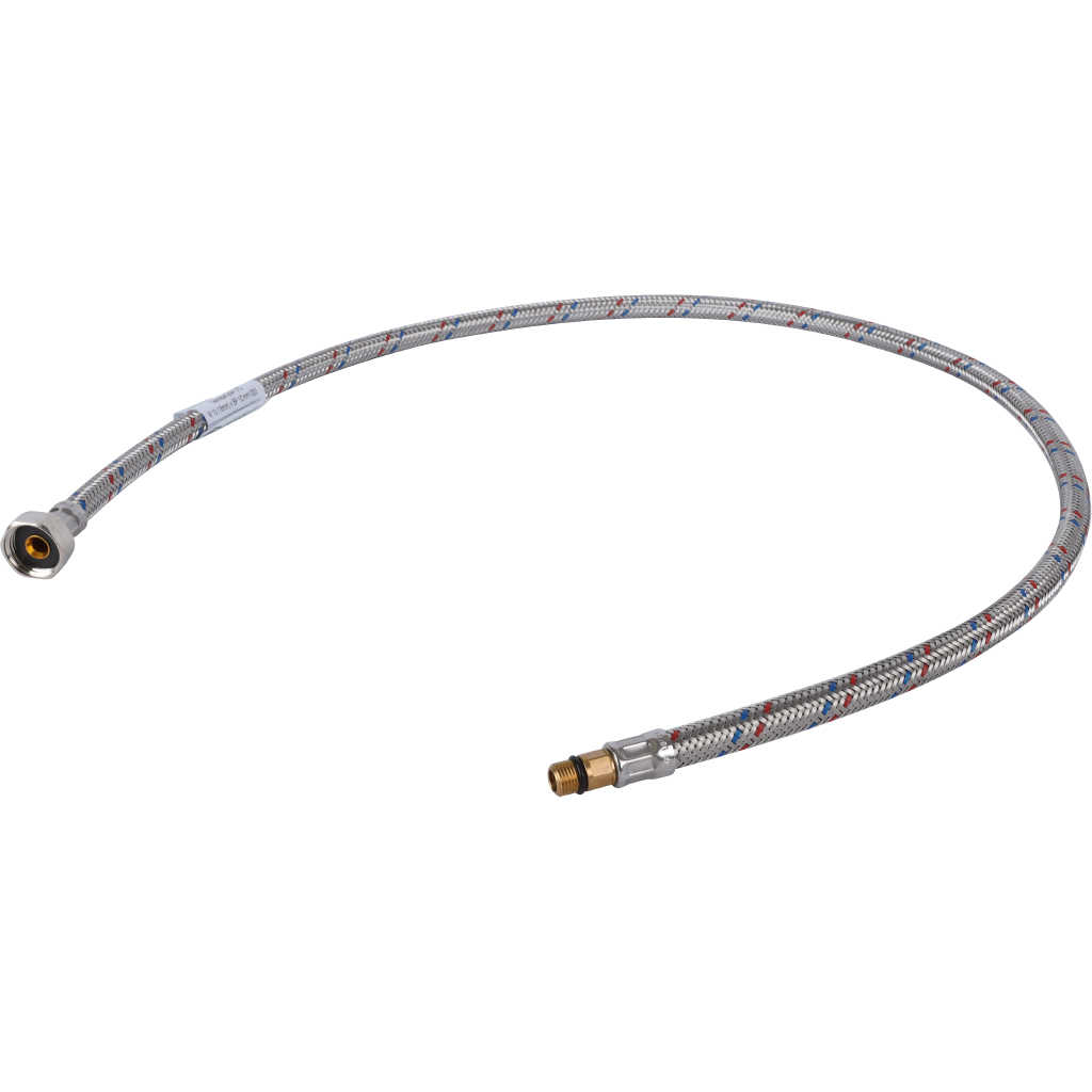 Гибкая подводка для воды STOUT M 10 (18мм) х ВР 1/2, длина 1000 мм, SHF-0029-181015