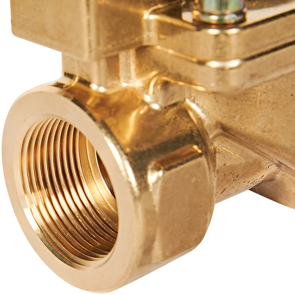 Клапан соленоидный (электромагнитный) STOUT непрямого (пилотного) действия НО 24В G1 1/4 SSV-0040-024032