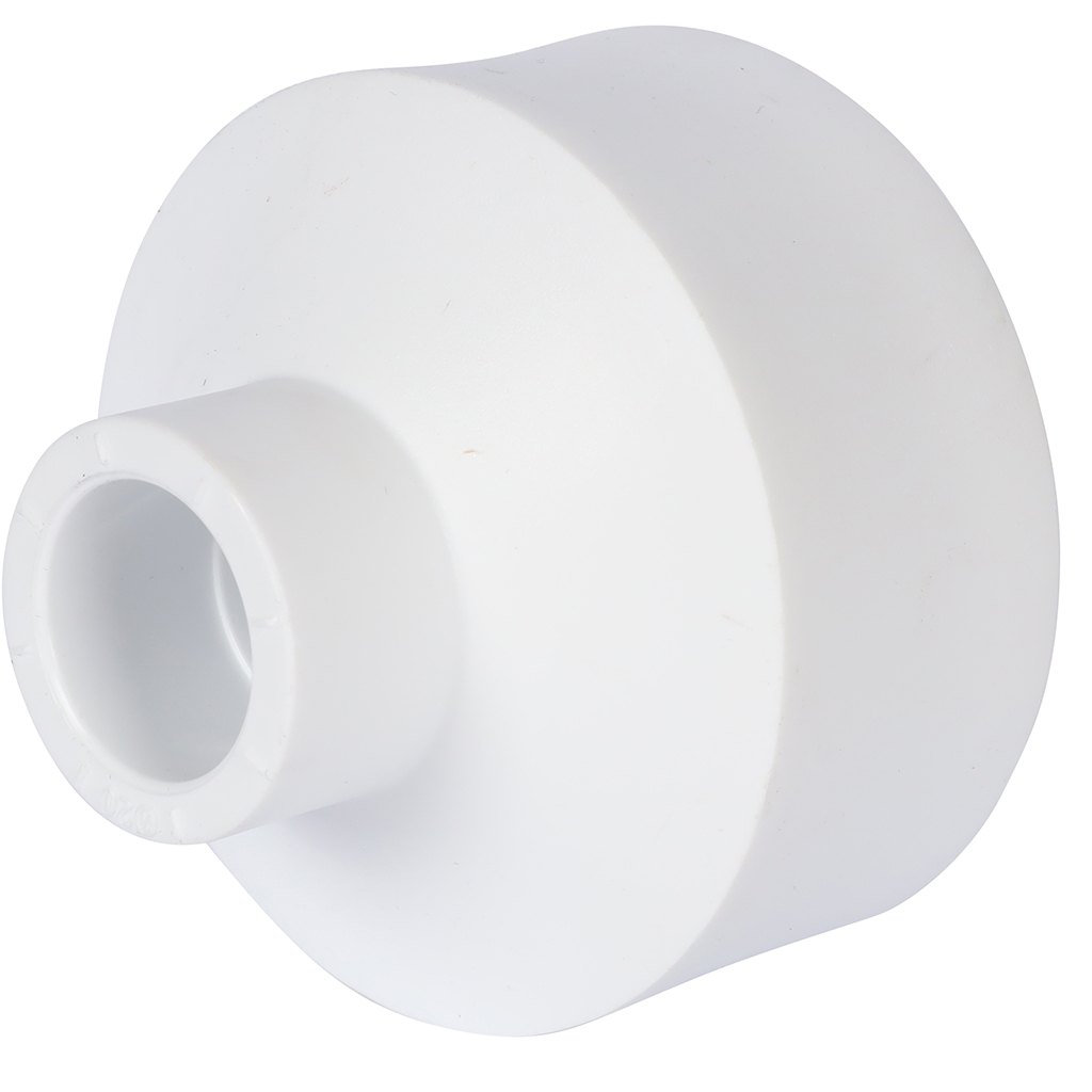 Муфта переходная Политэк 50х20 внутр./внутр. для полипропиленовых труб под сварку (цвет белый), 9000005020