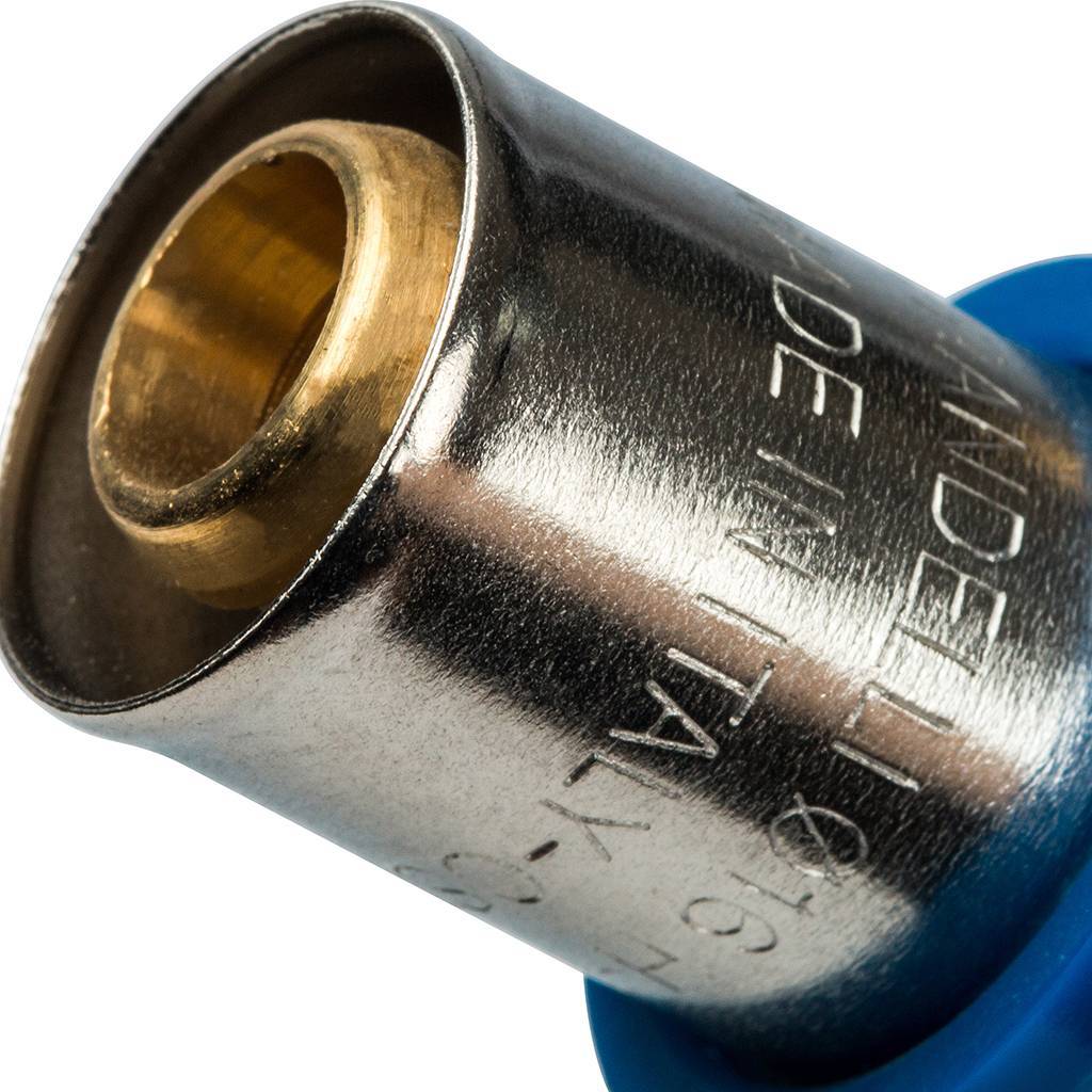 Тройник Prandelli Multyrama (внутр. резьба, 16х2x1/2 профиль H, TH, U) для металлопластиковых труб прессовой, 509.08.51.6