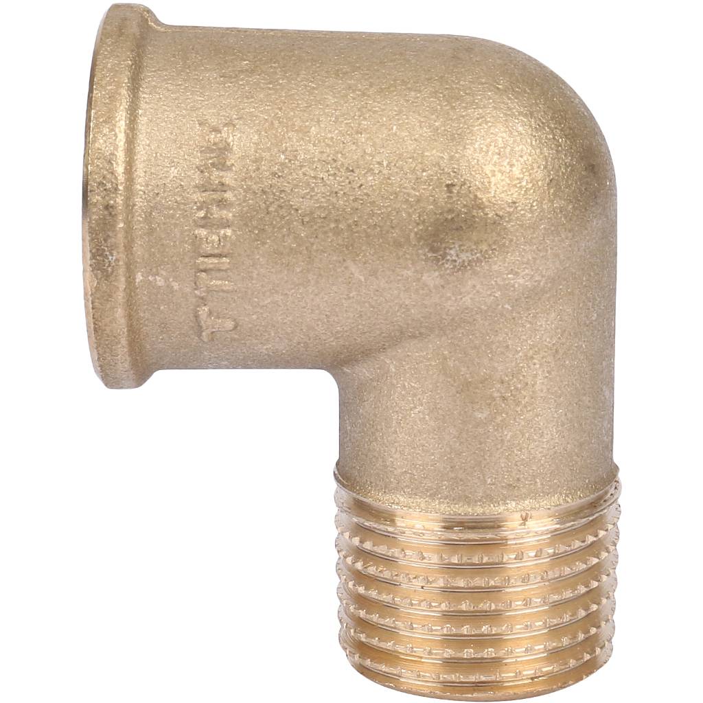 Угольник TIEMME НВ 1/2х1/2 для стальных труб резьбовой, 1500004