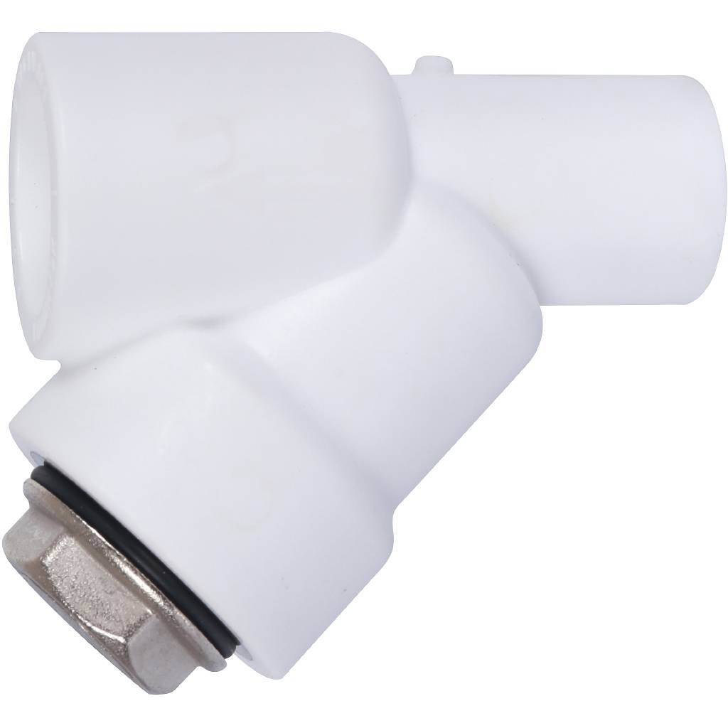 Фильтр Политэк d=25 для полипропиленовых труб под сварку (ВН-НР) (цвет белый), 9100312534