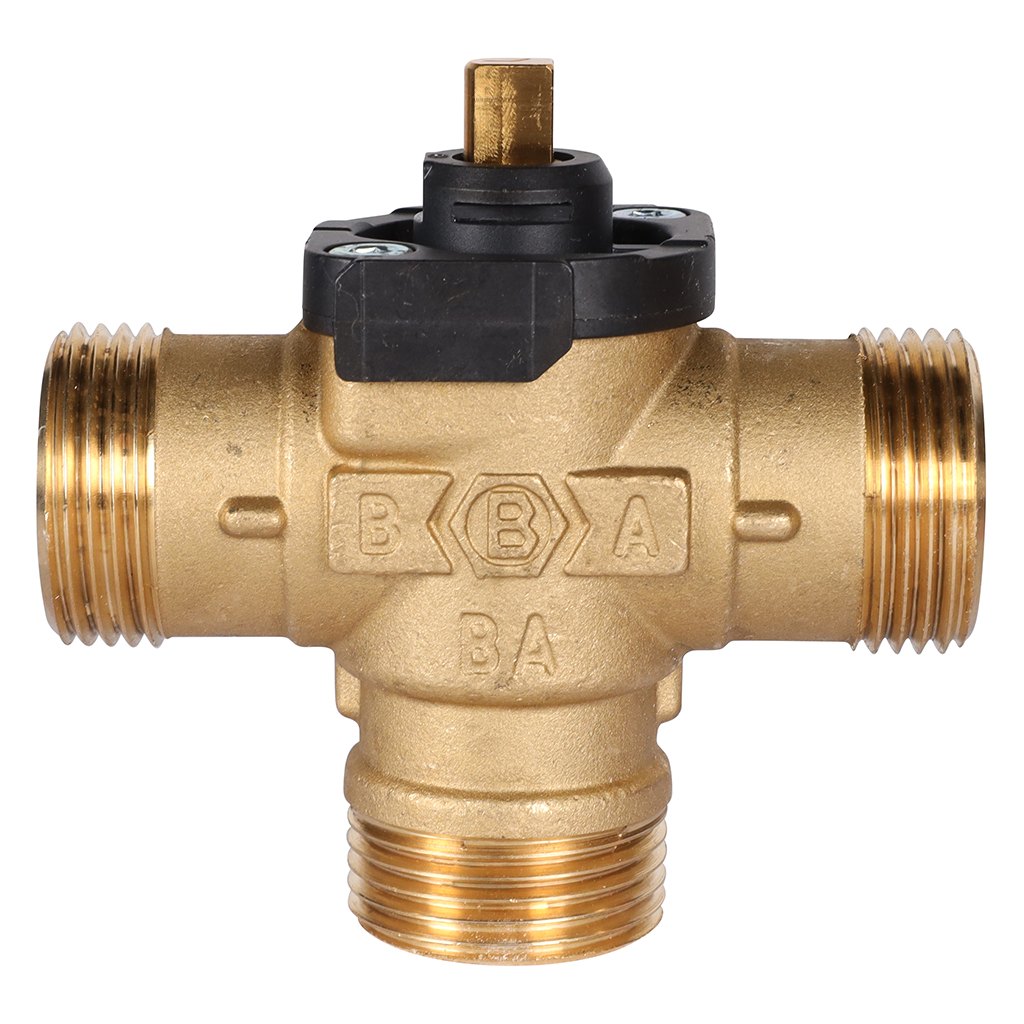 3-Ходовой зональный клапан, сервопривод 230V STOUT с кабелем 1м,, НР 1, SVM-0170-300025