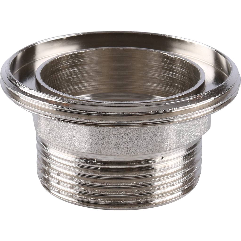 Муфта разъемная Kalde с наружной резьбой 40х1 1/4 для полипропиленовых труб под сварку (цвет белый), 3252-tum-401a00