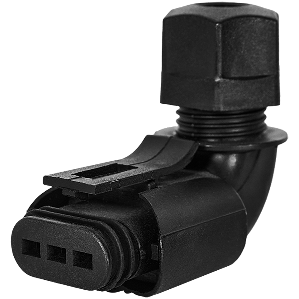 Электроразъем угловой для насосов ROMMER ERTI (ER) без кабеля