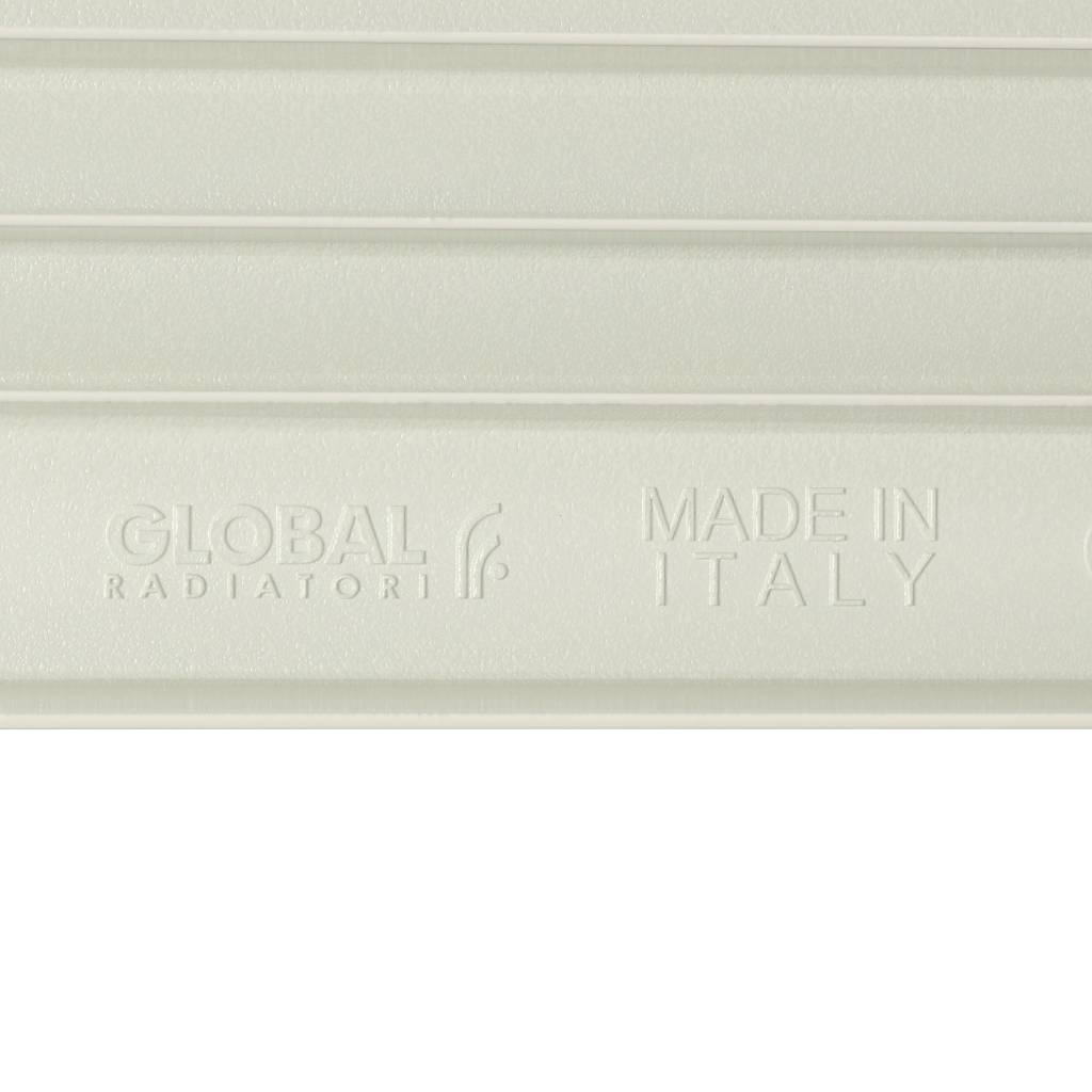 Радиатор алюминиевый STOUT Bravo 500 6 секций боковое подключение RAL9010, SRA-0110-050006