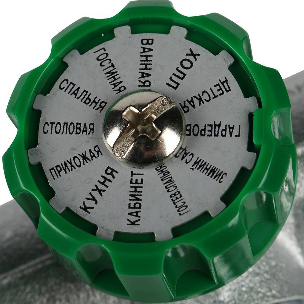 Коллектор распределительный FAR 1 , проходной, хромированный, 2 отвода 3/4  плоское уплотнение