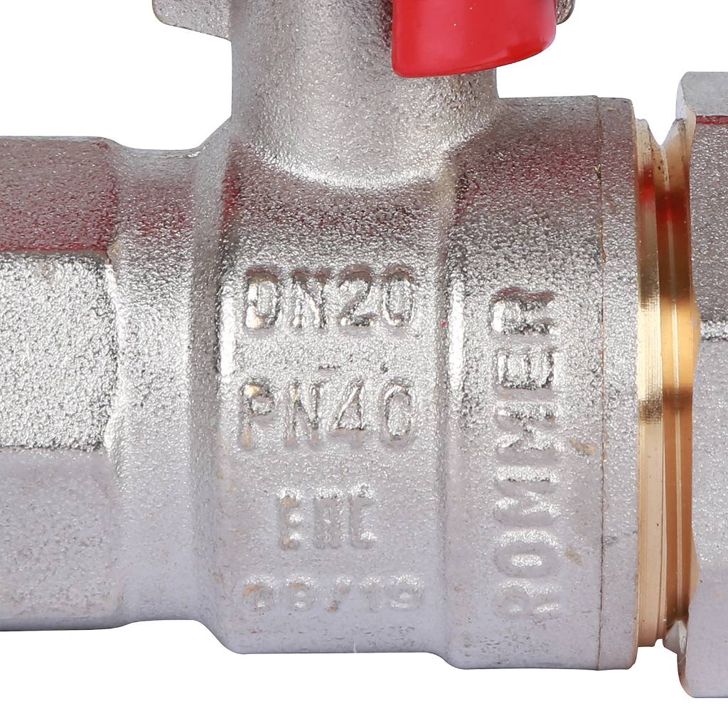 Кран шаровой ROMMER с американкой 3/4 ВН/НР, ручка бабочка, RBV-0005-0510220