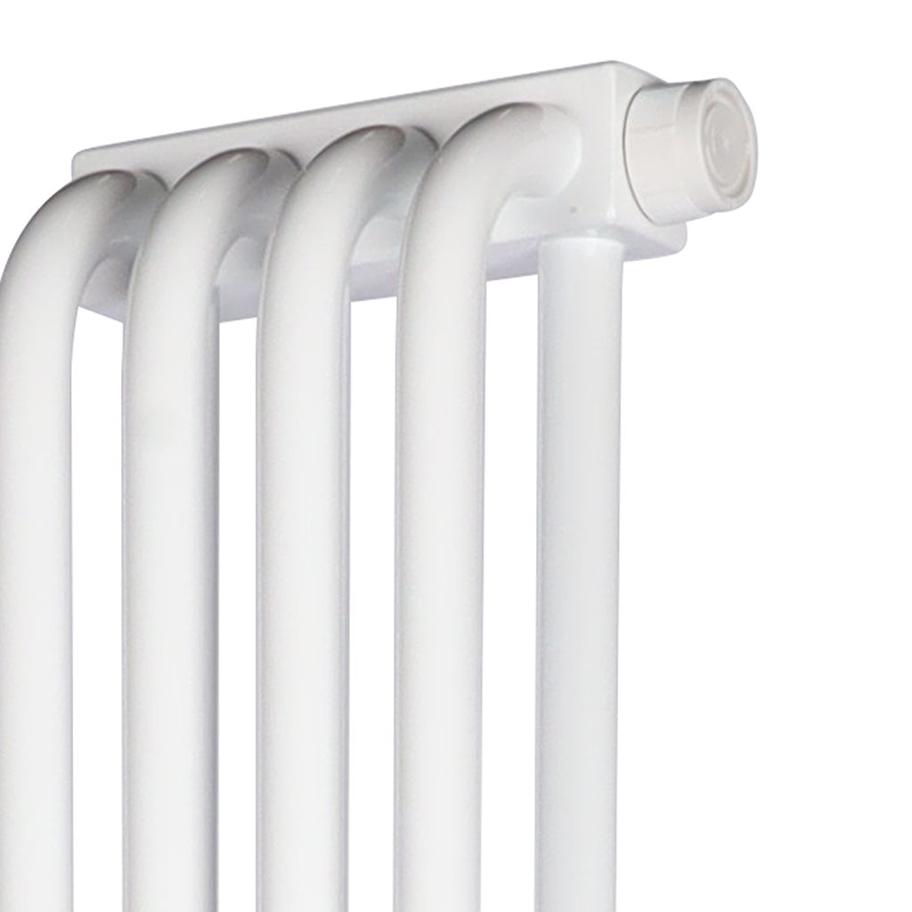 *RST-217504-020 ROMMER RST 2175/04 радиатор стальной 2 трубчатый нижнее правое подключение RAL9016 (в комплекте 4 кронштейна), *RST-217504-020