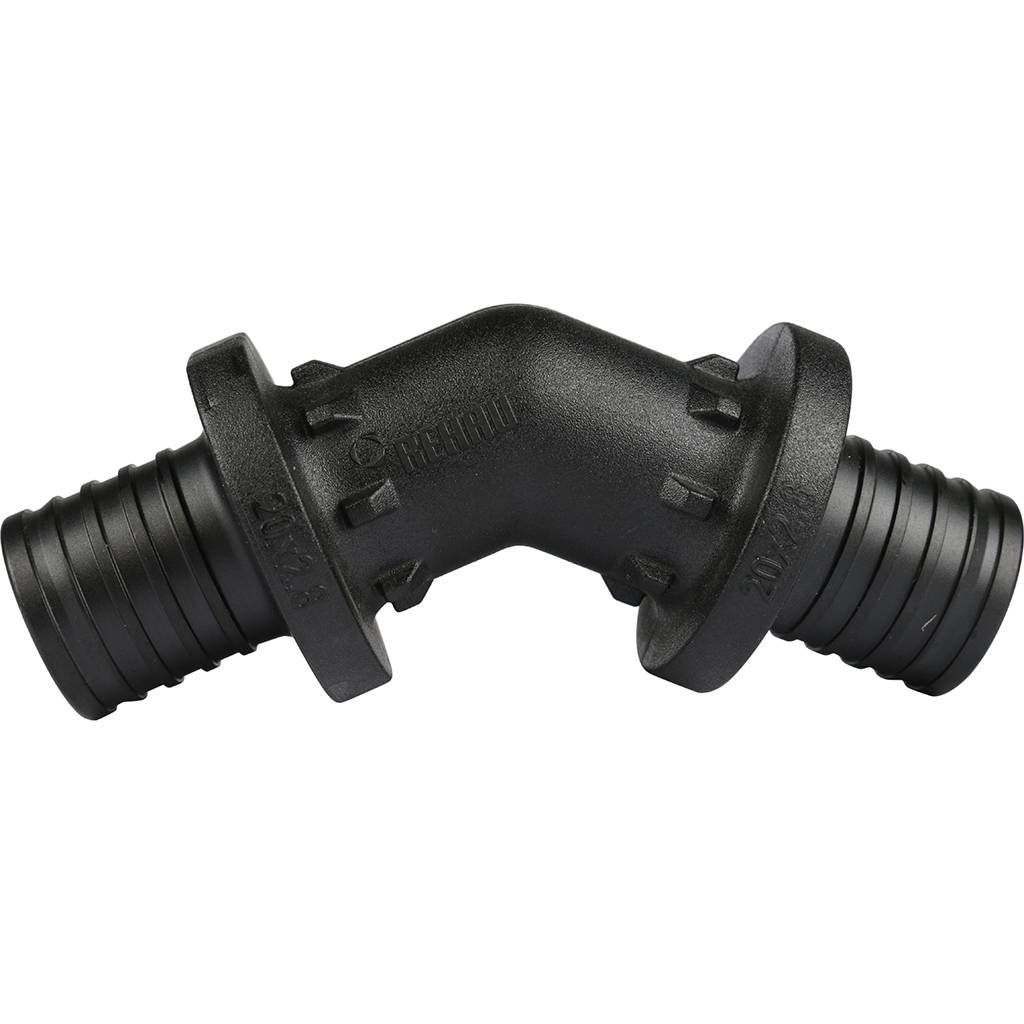 Угольник РЕХАУ RAUTITAN 45°, 20 PX для труб из сшитого полиэтилена аксиальный, 11600521001