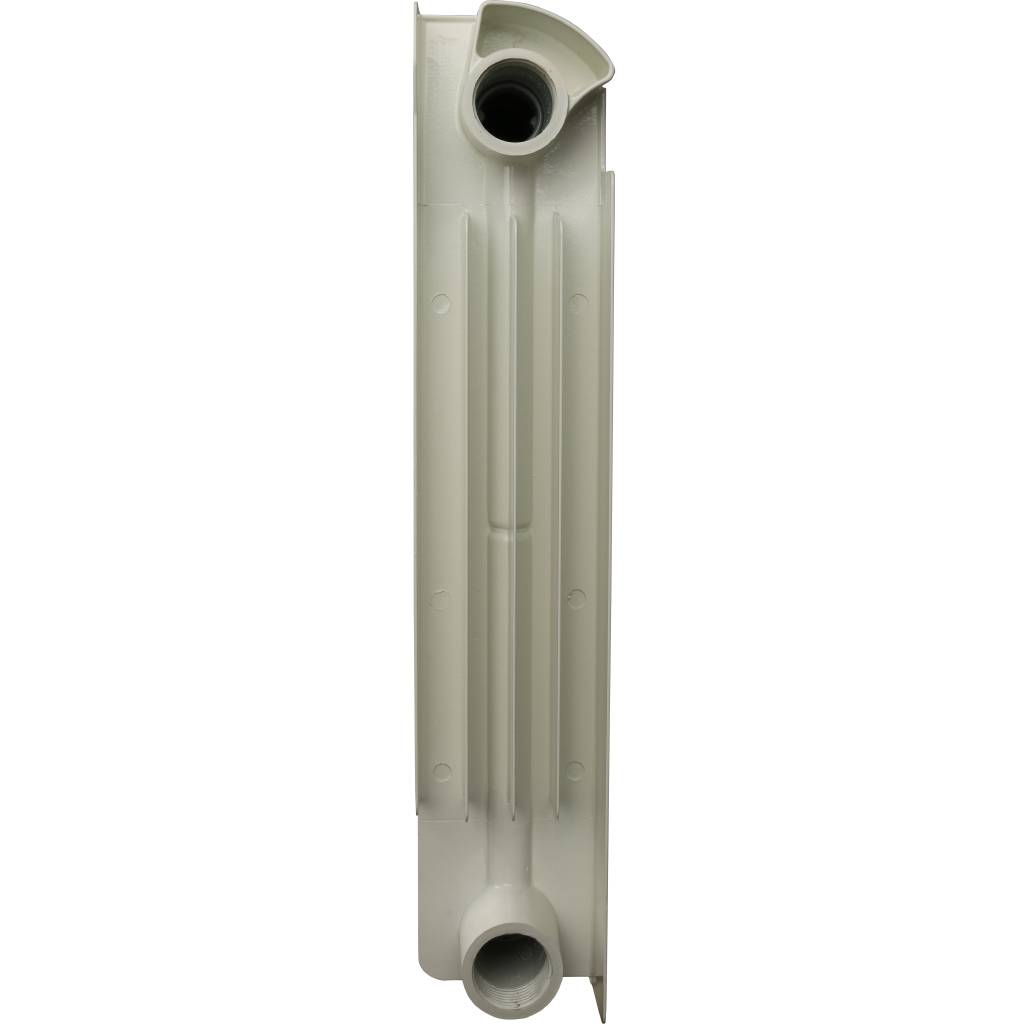 Радиатор биметаллический Global STYLE EXTRA 350 14 секций боковое подключение (белый RAL 9010), STE03501014