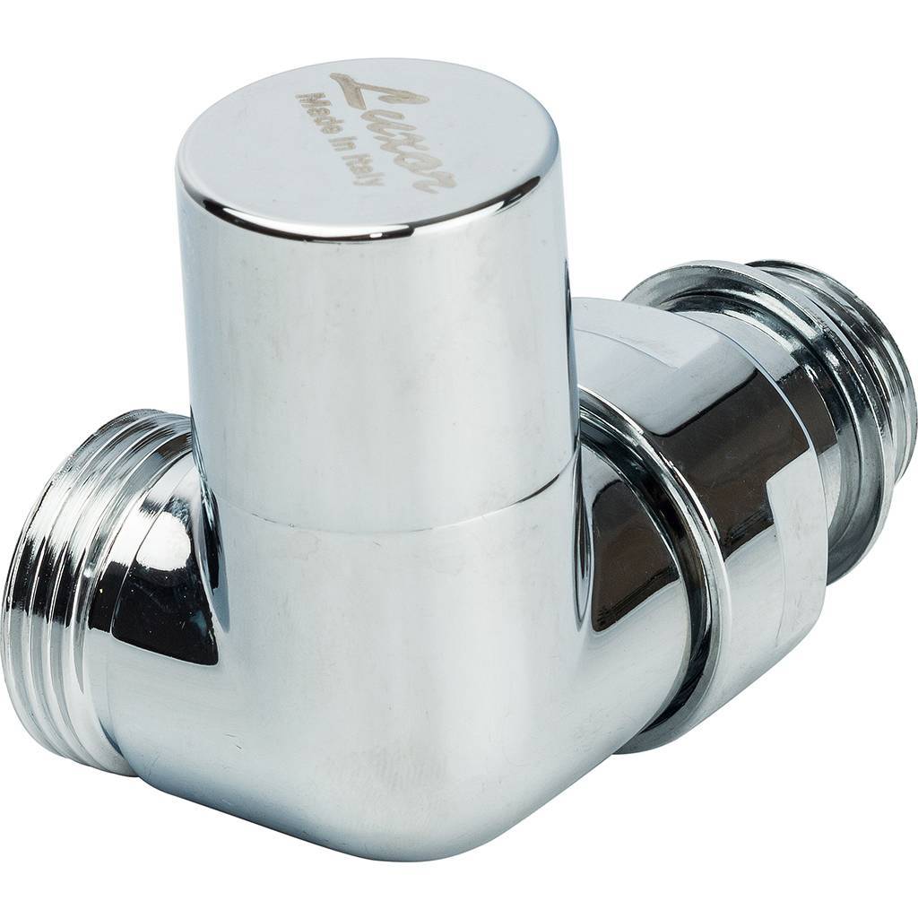 Термостатический комплект LUXOR 1/2 EK угловой левосторонний KT 273/A, 14792703CBLUX