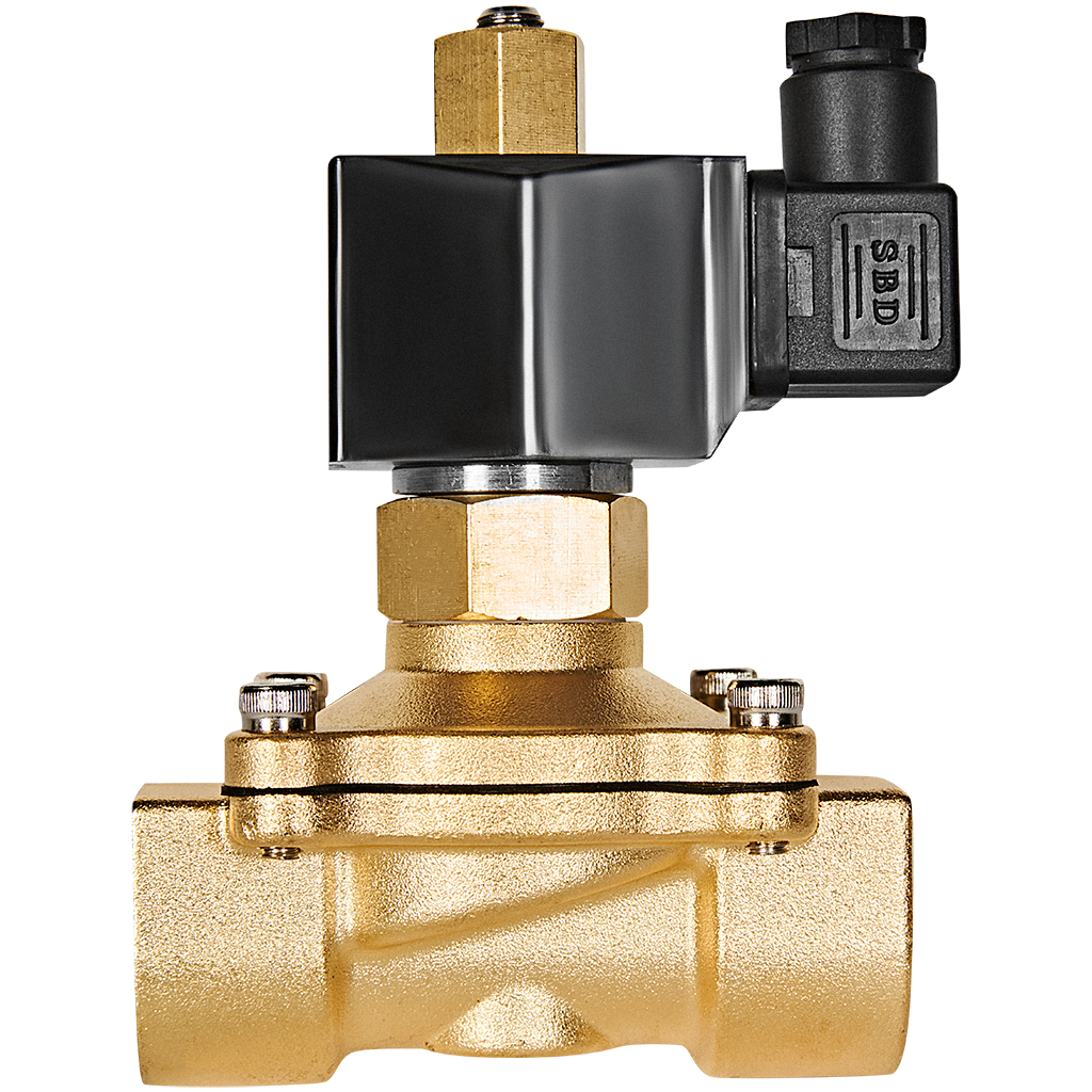 Клапан соленоидный (электромагнитный) STOUT прямого действия НО 220В G1 SSV-0020-220025