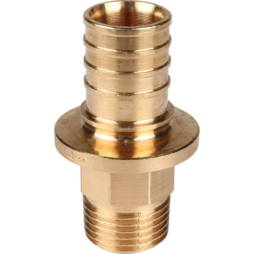 Переходник РЕХАУ RAUTITAN с наружной резьбой 25-R 1/2 RX+ для труб из сшит полиэтил аксиальный