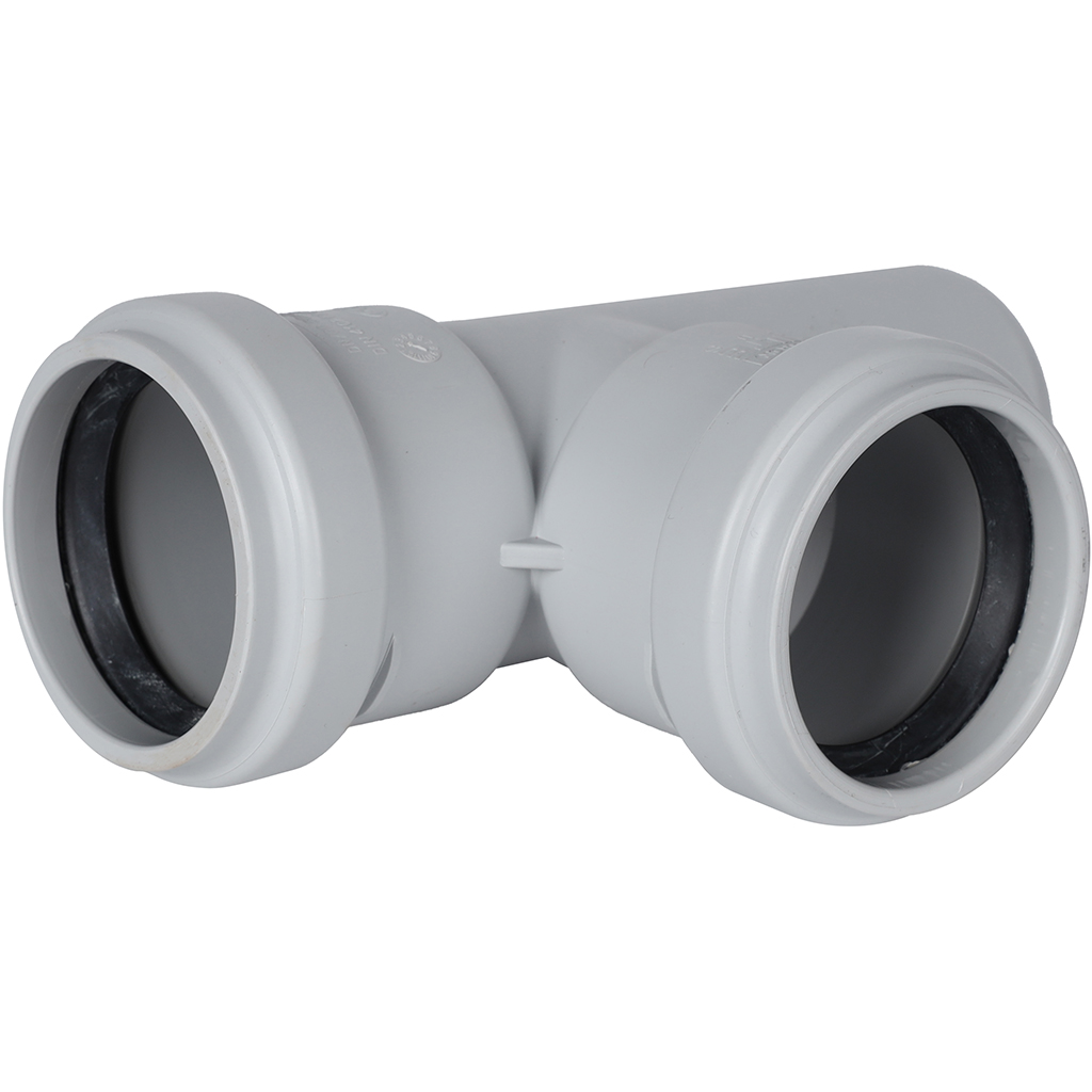 Тройник канализационный бесшумный STOUT D58x58/ 87,5°, SKB-0016-585887