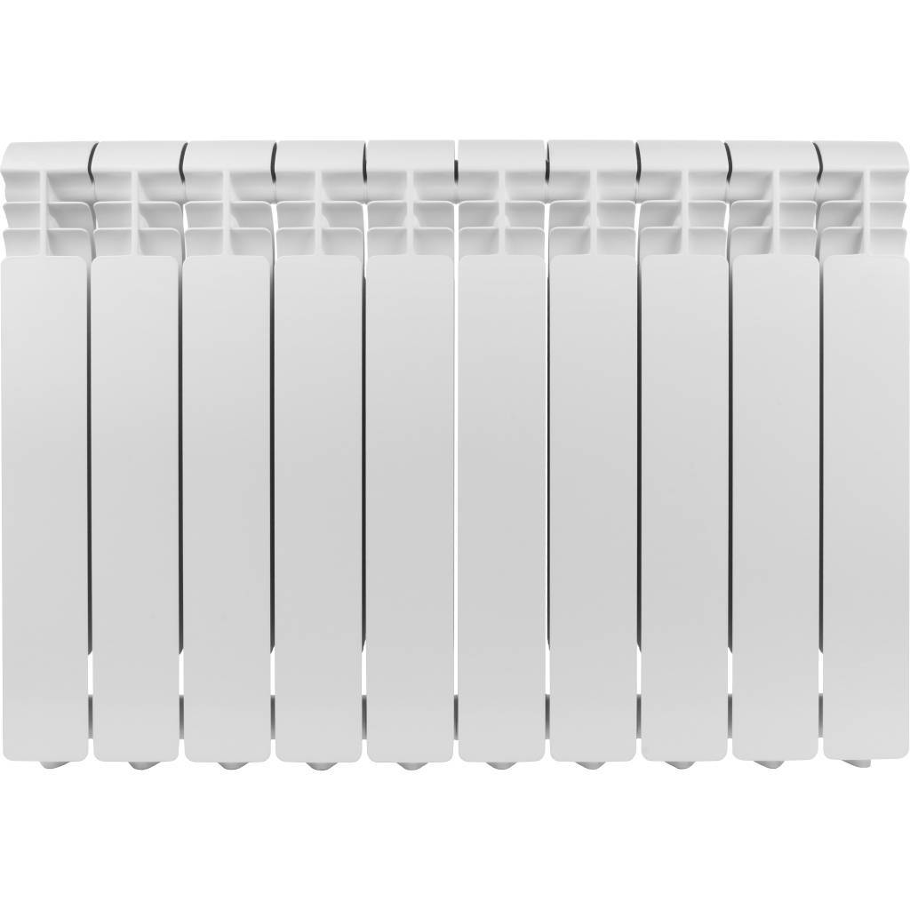 Радиатор алюминиевый Global ISEO 500 10 секций боковое подключение (белый RAL 9010), IS05001010