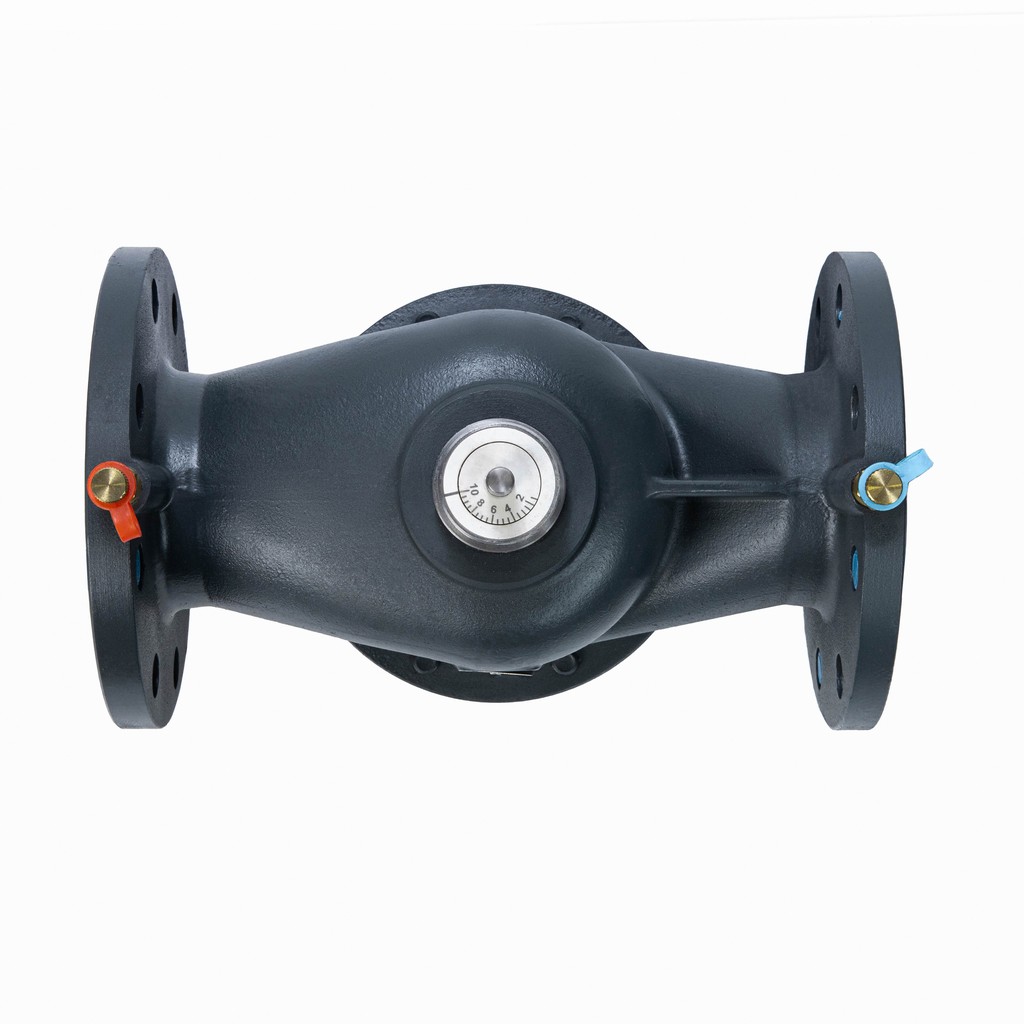 Комбинированный балансировочный клапан Ридан AQF-R DN80, с ниппелями, фланцевый, 003Z1974R