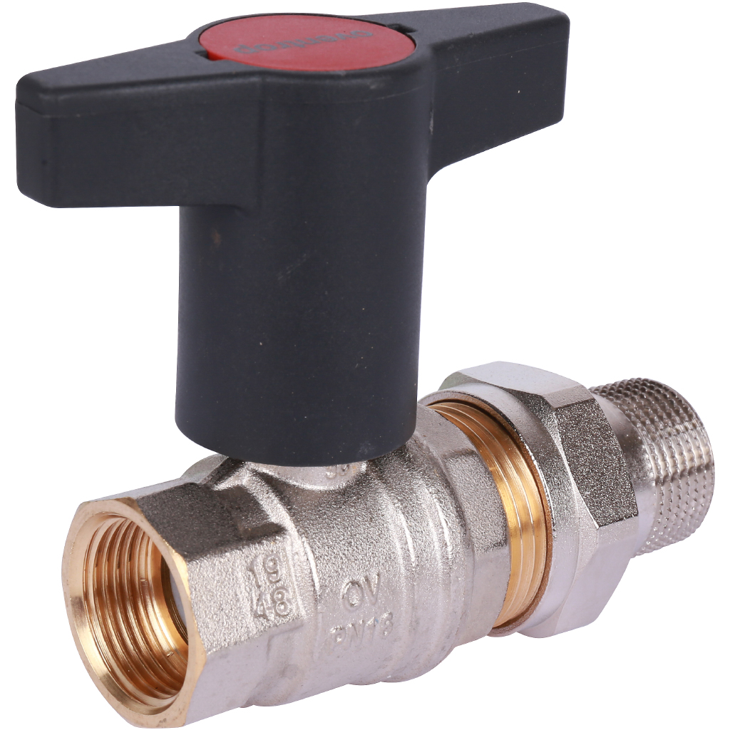 Кран шаровой OVENTROP Optibal с маховиком ВР конич. уплотн. с НГ 3/4