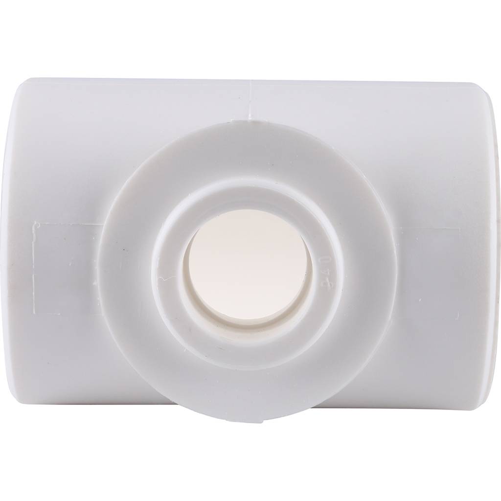 Тройник переходной Kalde 75х40х75 для полипропиленовых труб под сварку (цвет белый), 3212-tio-754075