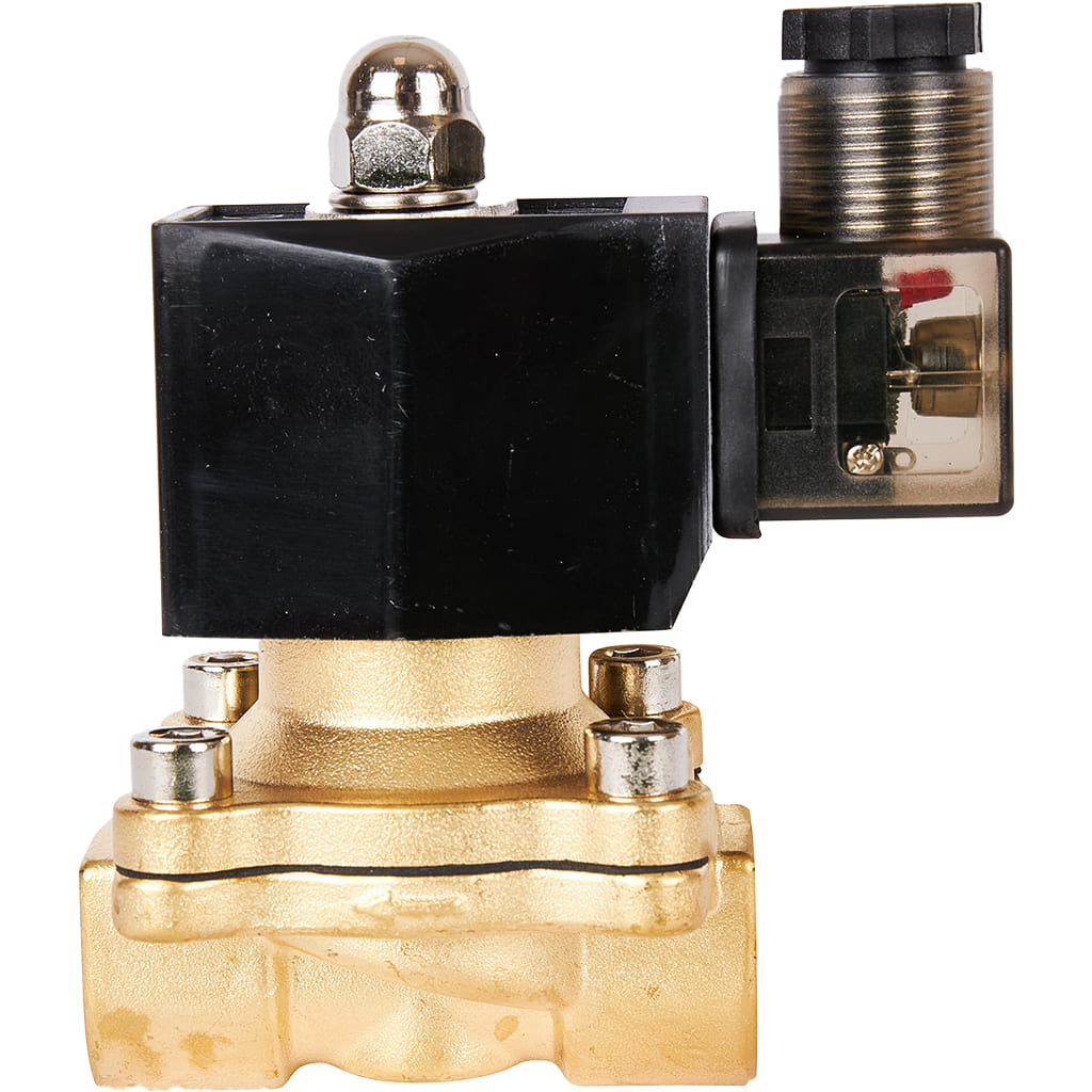 Клапан электромагнитный (соленоидный) двухходовой РОСМА 00000011325 СК-11-15 G1/2,НЗ, 220В, прямого действия, корпус - латунь, уплотнение - NBR