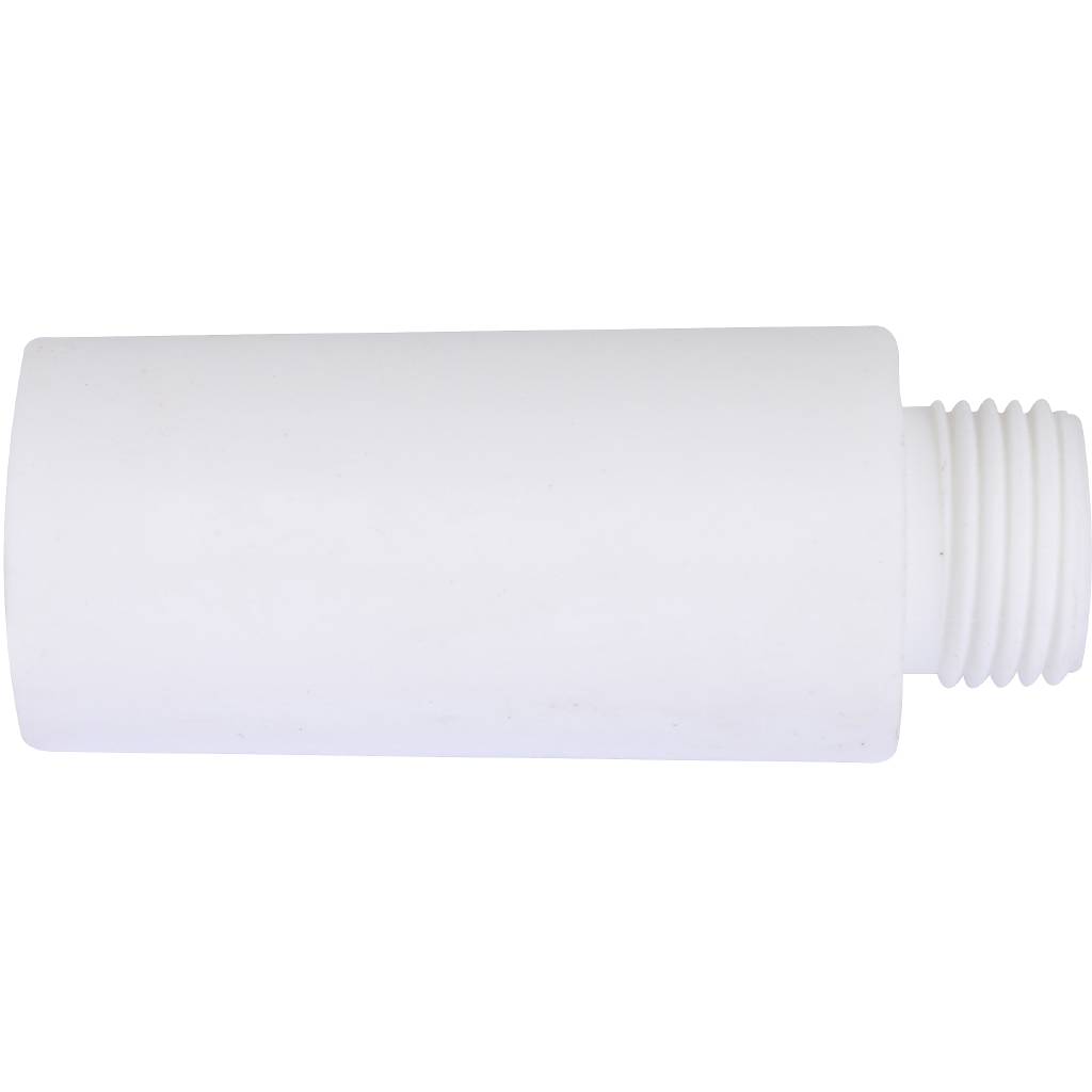 Заглушка Kalde d=20 удлиненная с резьбой для полипропиленовых труб под сварку (цвет белый), 3292-stu-200000