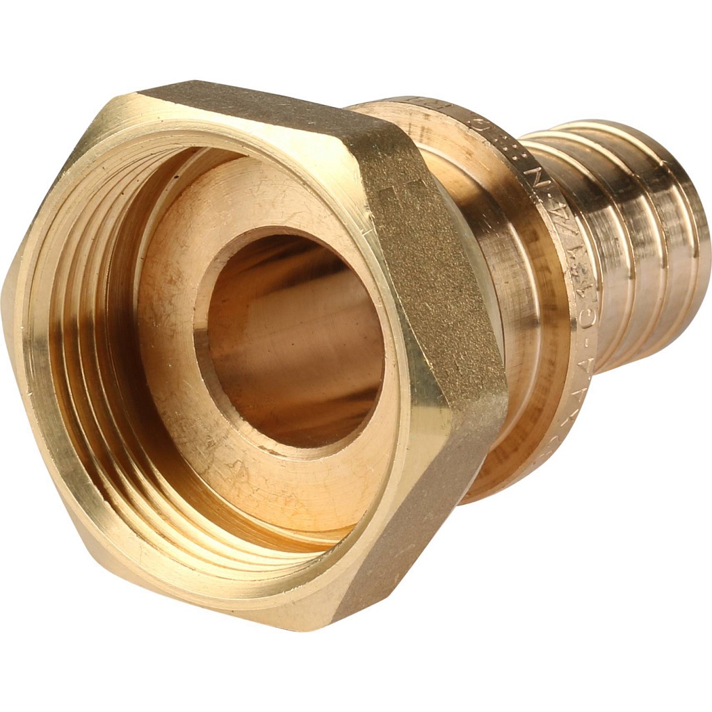 Переходник РЕХАУ RAUTITAN с накидной гайкой 32-G 1 1/4 RX для труб из сшитого полиэтилена аксиальный